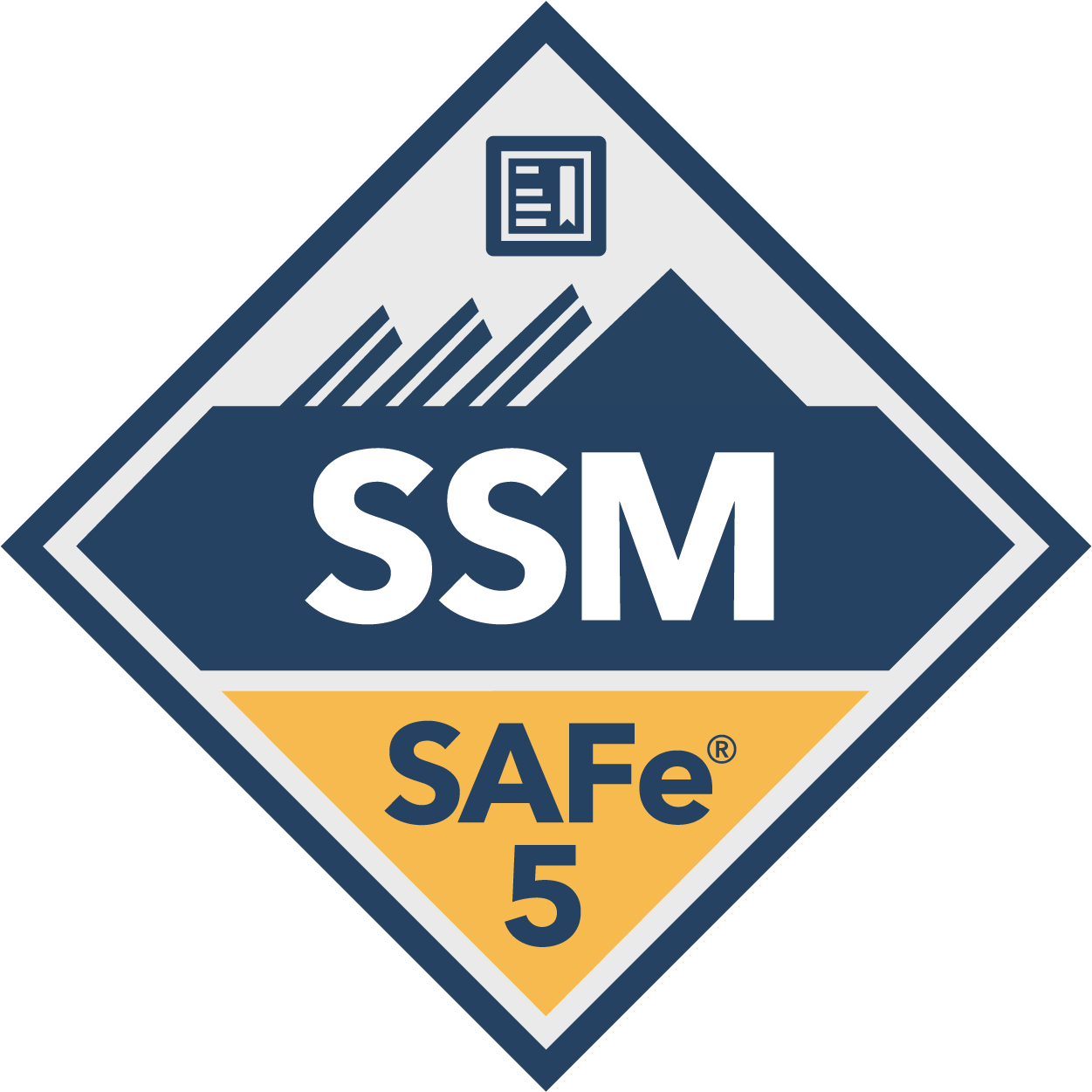 Certified SAFe 5 Scrum Master Logo