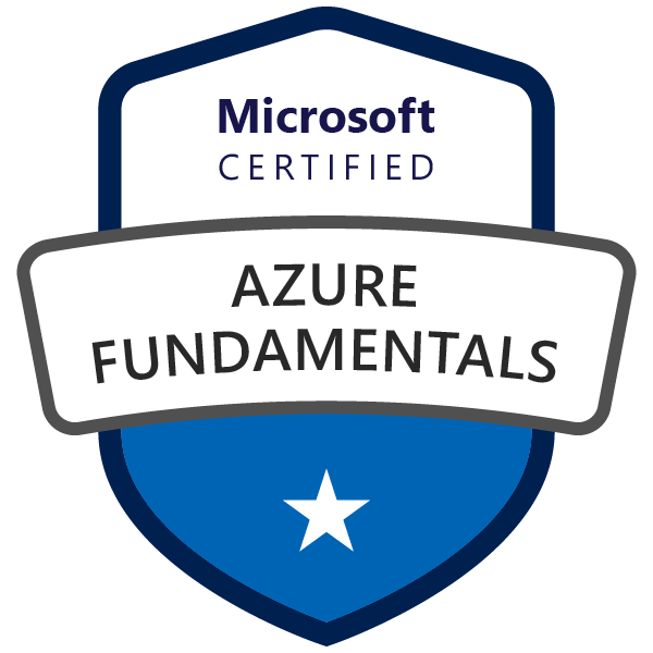 Microsoft Certified Azure Fundamentals Logo